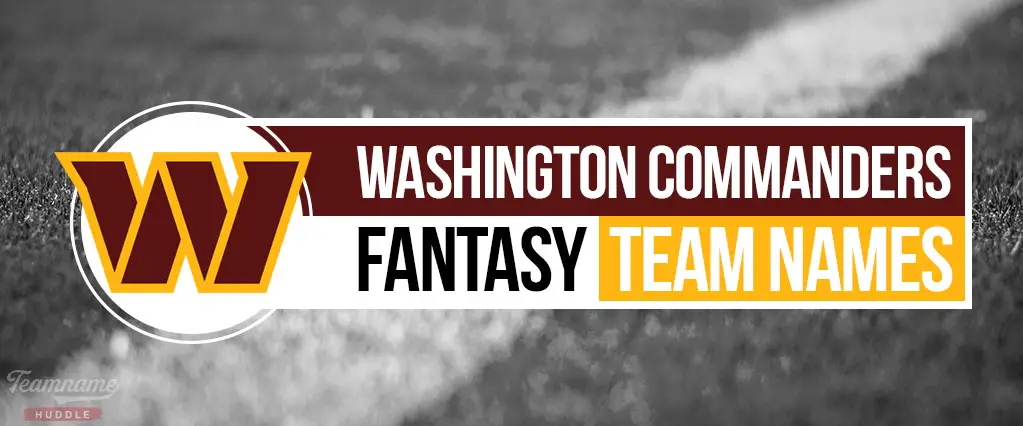 Washington Commanders Fantasy Football Names